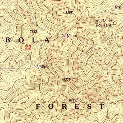 United States Geological Survey Pajaro Canyon, NM (1995, 24000-Scale) digital map