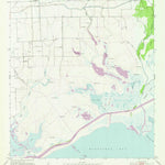 United States Geological Survey Palacios NE, TX (1952, 24000-Scale) digital map