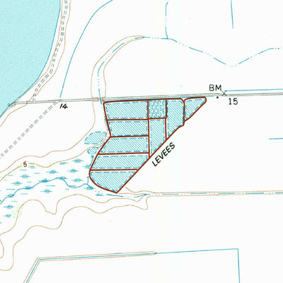 United States Geological Survey Palacios, TX (1995, 24000-Scale) digital map