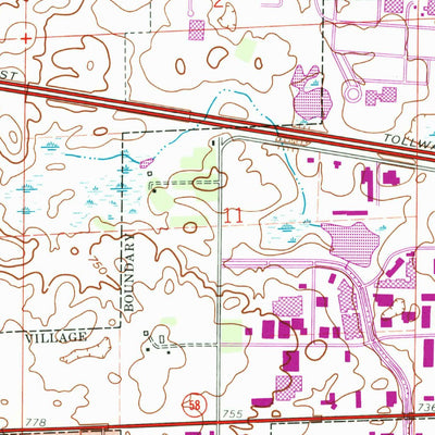 United States Geological Survey Palatine, IL (1961, 24000-Scale) digital map