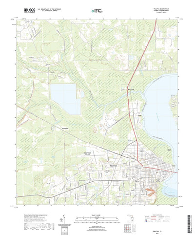 United States Geological Survey Palatka, FL (2021, 24000-Scale) digital map