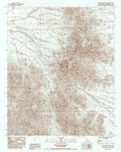 United States Geological Survey Palen Mountains, CA (1985, 24000-Scale) digital map