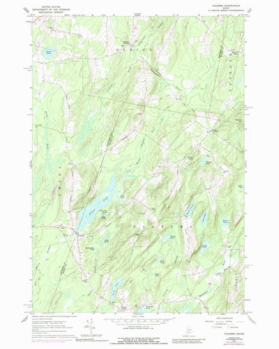 United States Geological Survey Palermo, ME (1961, 24000-Scale) digital map