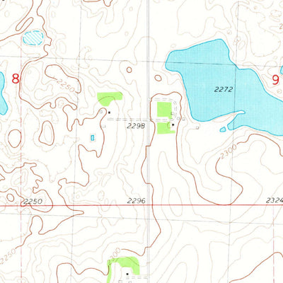 United States Geological Survey Palermo NE, ND (1981, 24000-Scale) digital map