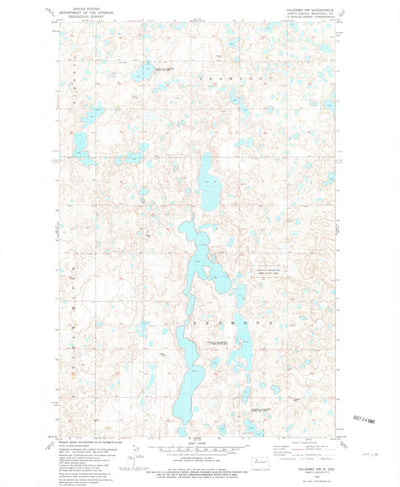 United States Geological Survey Palermo NW, ND (1981, 24000-Scale) digital map
