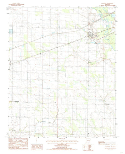 United States Geological Survey Palestine, AR (1984, 24000-Scale) digital map