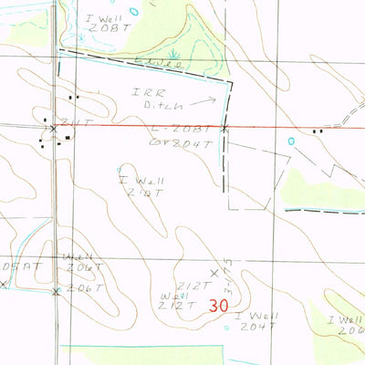 United States Geological Survey Palestine, AR (1984, 24000-Scale) digital map