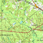 United States Geological Survey Palestine, TX-LA (1953, 250000-Scale) digital map