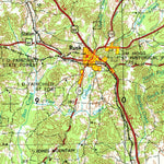United States Geological Survey Palestine, TX-LA (1953, 250000-Scale) digital map