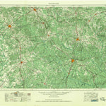 United States Geological Survey Palestine, TX-LA (1957, 250000-Scale) digital map