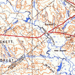 United States Geological Survey Palestine, TX-LA (1984, 250000-Scale) digital map
