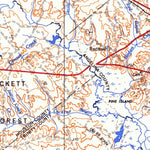 United States Geological Survey Palestine, TX-LA (1984, 250000-Scale) digital map