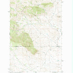 United States Geological Survey Palisade Butte, MT (1979, 24000-Scale) digital map