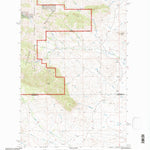 United States Geological Survey Palisade Butte, MT (1995, 24000-Scale) digital map