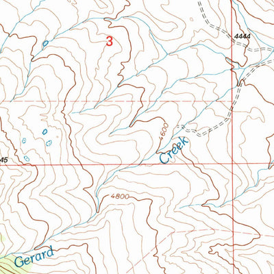 United States Geological Survey Palisade Butte, MT (1995, 24000-Scale) digital map