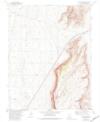 United States Geological Survey Palisade Mesa, NV (1967, 24000-Scale) digital map
