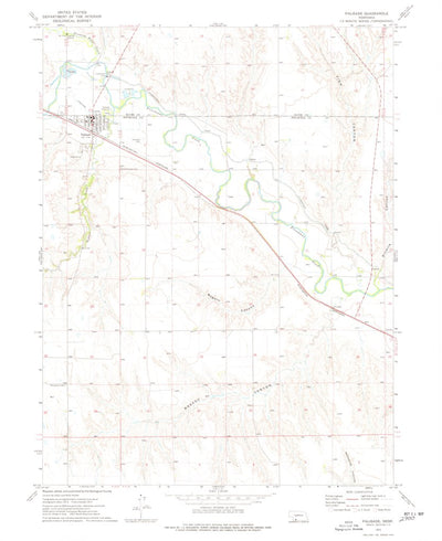 United States Geological Survey Palisade, NE (1973, 24000-Scale) digital map