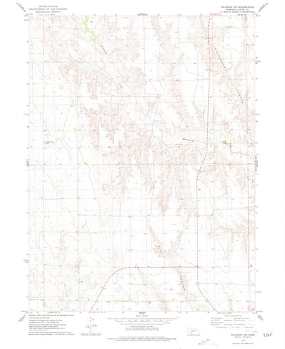 United States Geological Survey Palisade, NE (1974, 24000-Scale) digital map