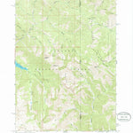 United States Geological Survey Palisades Peak, ID-WY (1966, 24000-Scale) digital map