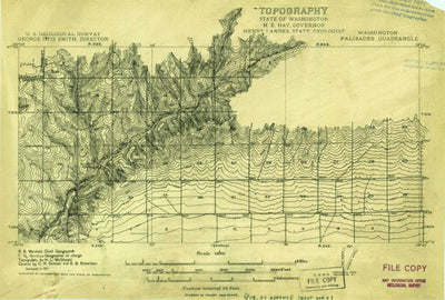 United States Geological Survey Palisades, WA (1911, 48000-Scale) digital map