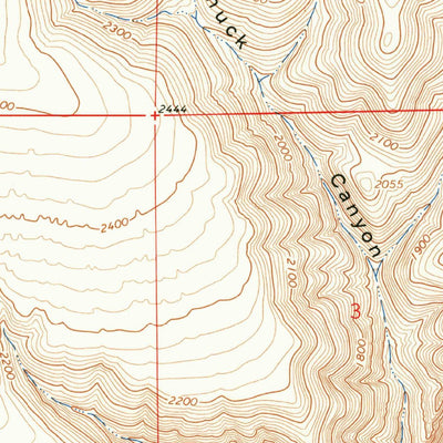 United States Geological Survey Palisades, WA (1966, 24000-Scale) digital map