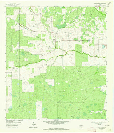 United States Geological Survey Palito Blanco, TX (1963, 24000-Scale) digital map
