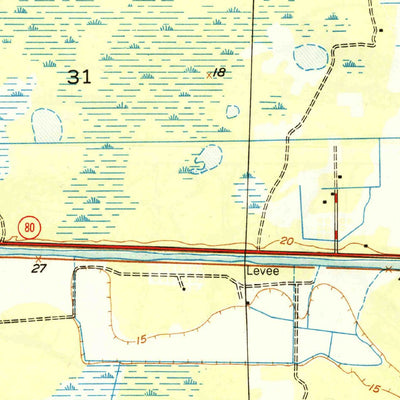 United States Geological Survey Palm Beach Farms, FL (1949, 24000-Scale) digital map