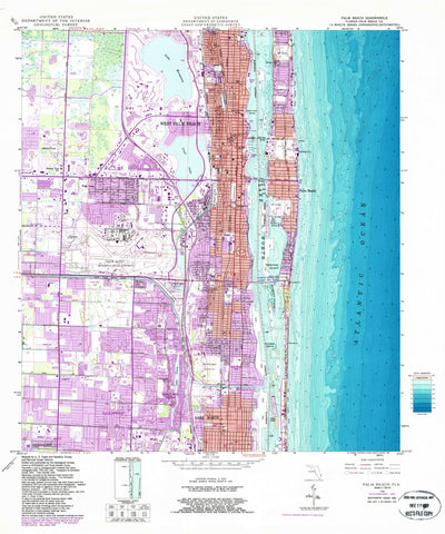 United States Geological Survey Palm Beach, FL (1946, 24000-Scale) digital map