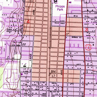 United States Geological Survey Palm Beach, FL (1946, 24000-Scale) digital map