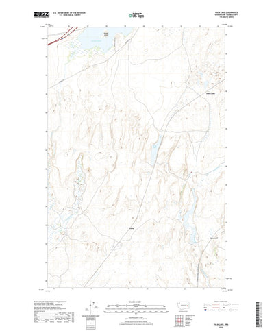 United States Geological Survey Palm Lake, WA (2020, 24000-Scale) digital map