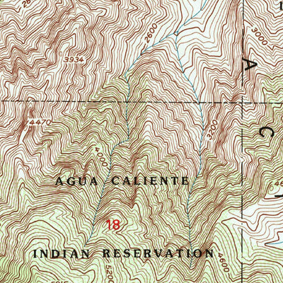 United States Geological Survey Palm Springs, CA (1996, 24000-Scale) digital map
