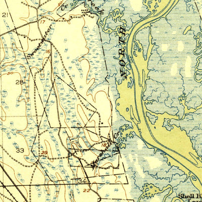 United States Geological Survey Palm Valley, FL (1918, 62500-Scale) digital map