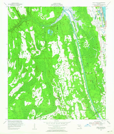 United States Geological Survey Palm Valley, FL (1952, 24000-Scale) digital map