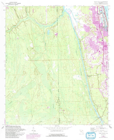 United States Geological Survey Palm Valley, FL (1964, 24000-Scale) digital map