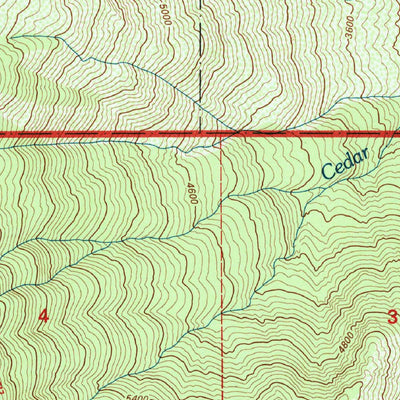 United States Geological Survey Palm View Peak, CA (1996, 24000-Scale) digital map