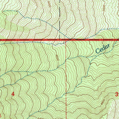 United States Geological Survey Palm View Peak, CA (1996, 24000-Scale) digital map