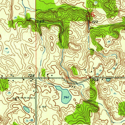 United States Geological Survey Palmer, IN (1953, 24000-Scale) digital map