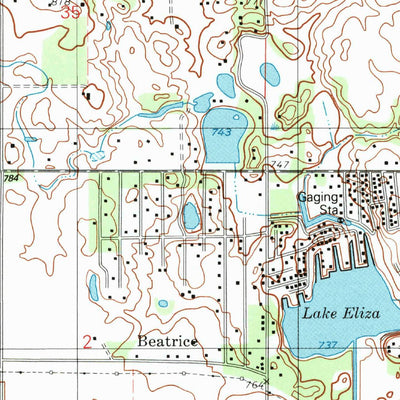 United States Geological Survey Palmer, IN (1992, 24000-Scale) digital map