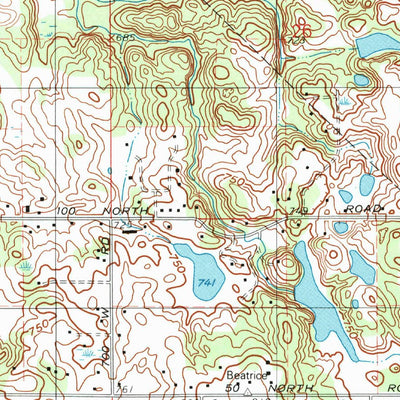 United States Geological Survey Palmer, IN (1992, 24000-Scale) digital map