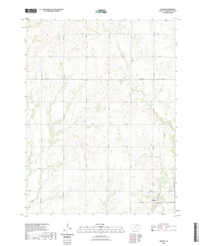 United States Geological Survey Palmer, KS (2022, 24000-Scale) digital map