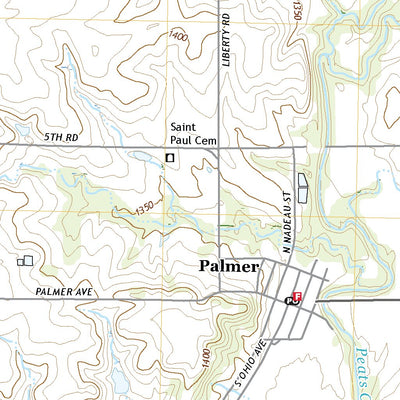 United States Geological Survey Palmer, KS (2022, 24000-Scale) digital map