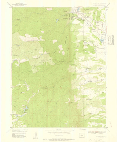 United States Geological Survey Palmer Lake, CO (1954, 24000-Scale) digital map
