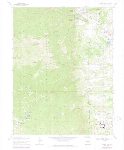United States Geological Survey Palmer Lake, CO (1961, 24000-Scale) digital map