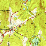 United States Geological Survey Palmer, MA (1954, 31680-Scale) digital map