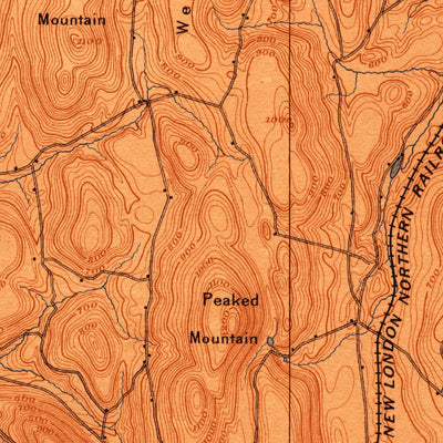 United States Geological Survey Palmer, MA-CT (1889, 62500-Scale) digital map