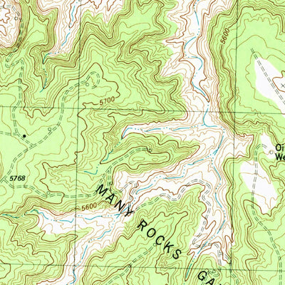 United States Geological Survey Palmer Mesa, NM-CO (1983, 24000-Scale) digital map