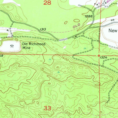 United States Geological Survey Palmer, MI (1952, 24000-Scale) digital map