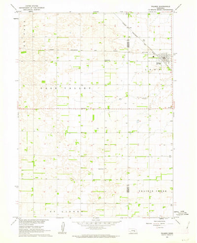 United States Geological Survey Palmer, NE (1961, 24000-Scale) digital map