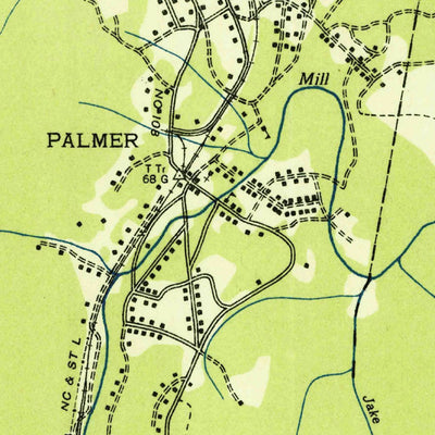 United States Geological Survey Palmer, TN (1936, 24000-Scale) digital map