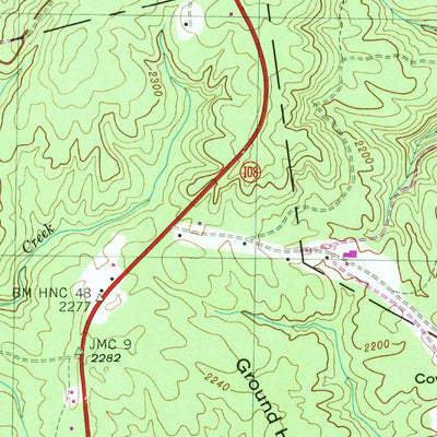 United States Geological Survey Palmer, TN (1947, 24000-Scale) digital map